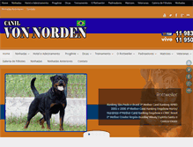 Tablet Screenshot of canilvonnorden.com.br